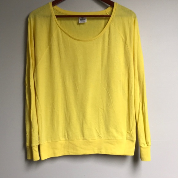 PINK Victoria's Secret Tops - Victoria’s Secret Pink Size Medium Yellow Top
